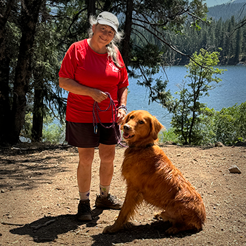 Carol Shapiro and "Majikal Mystery", certified land and water HRD